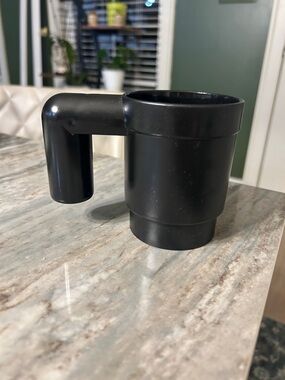 Authentic Lego Black Plastic Cup Holder / Small Utility Clamp